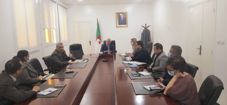 اجتماع عمل وتشاور بين وزارة الصناعة الصيدلانية والهيئة الجزائرية للاعتماد والمسعى تعزيز جودة المنتجات الصيدلانية.