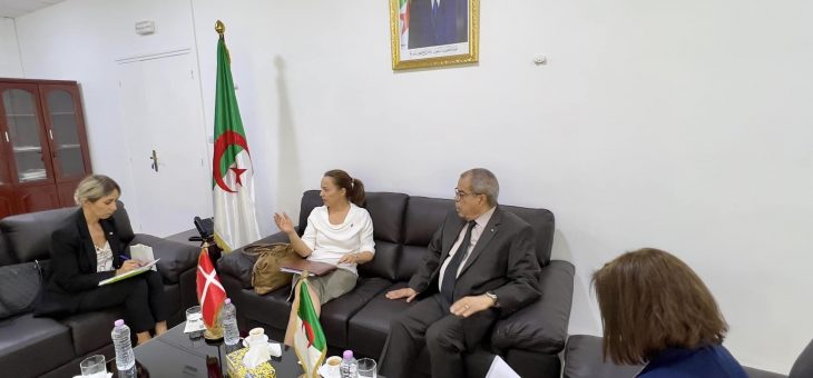 تعزيز الشراكة الثنائية وشروط إنتاج الأنسولين في صلب اللقاء مع سفيرة الدنمارك