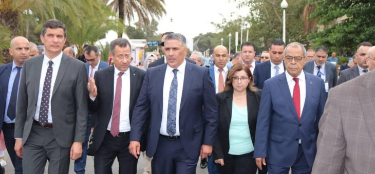 وزير الصناعة والإنتاج الصيدلاني يشرف على افتتاح فعاليات الطبعة ال 25 للصالون الدولي للبناء، مواد البناء والأشغال العمومية “باتيماتيك 2023”